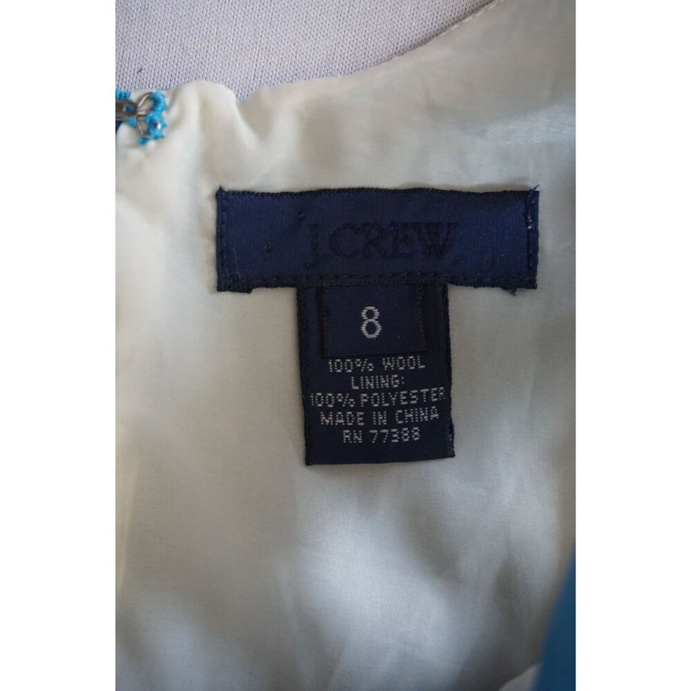 J.Crew Women Blue Sheath Dress – Size 8 - Picture 6 of 6